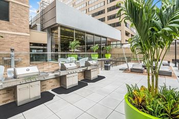 Outdoor grilling stations